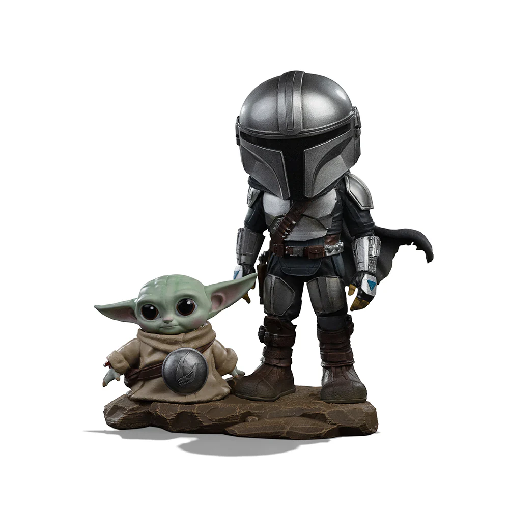 Pre-Order - Statue Mandalorian and Grogu - The Mandalorian - MiniCo - Iron Studios